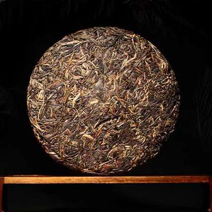 357g Yunnan Pu-erh Raw Tea Golden Mansong Raw Pu'er Tea Cake Spring Puerh Tea