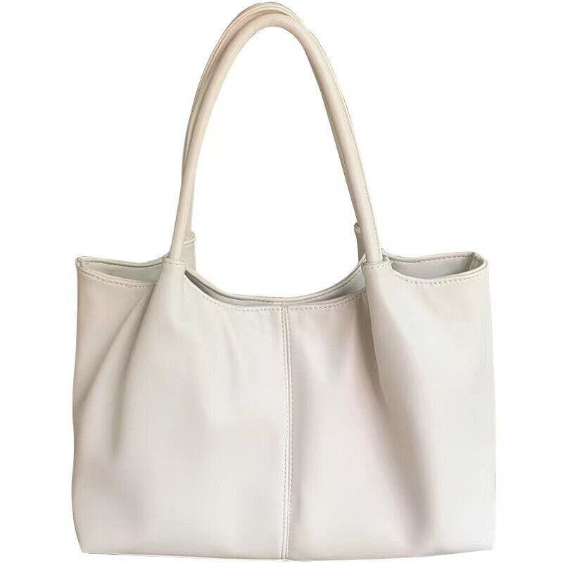 Tote Bag PU Leather Handbags PU Leather Purses Solid Color Retro Fashion 1PCS