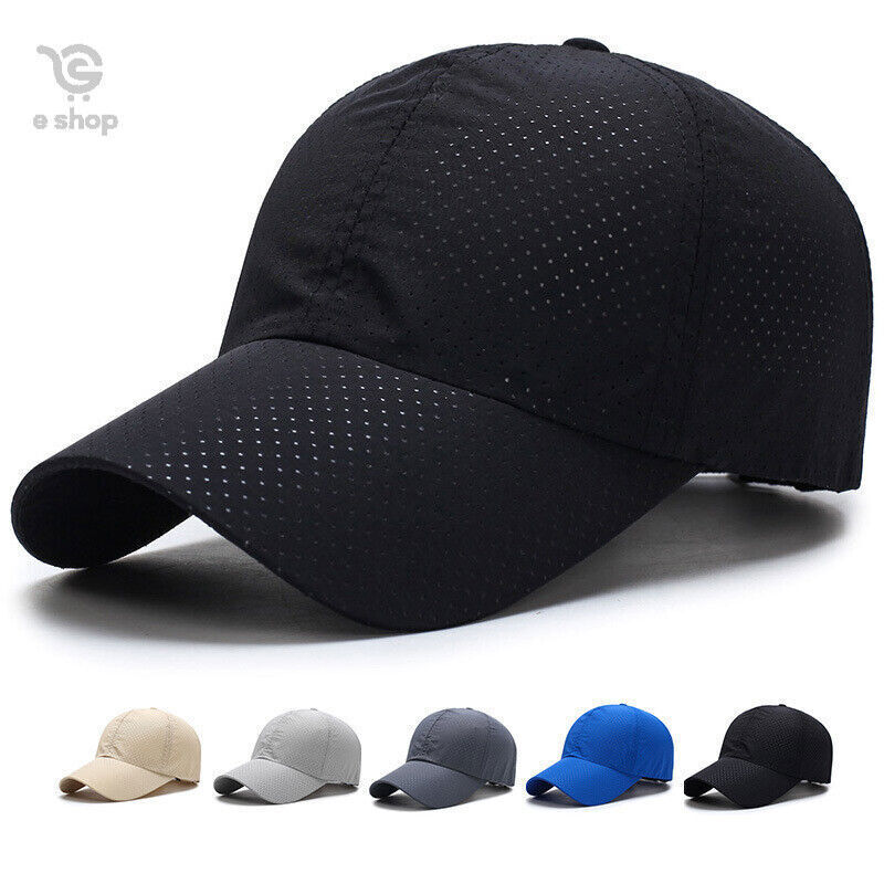 Men Trucker Hat Mesh Foam Cap Snapback Baseball Adjustable Plain Caps Solid Hats