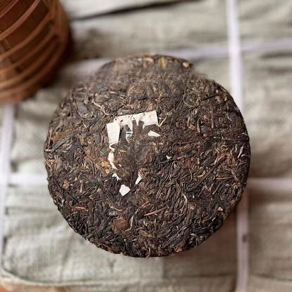 357g Yunnan Old Puerh Raw Tea 2000 Aged Pu'er Tea Cake Chinese Raw Pu-erh Tea