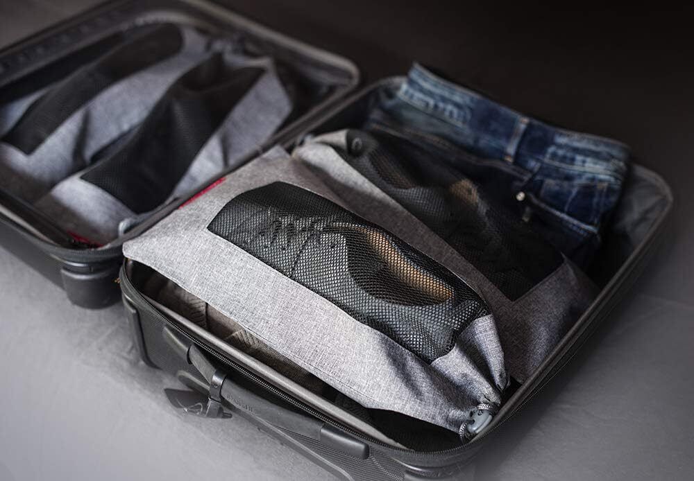 LeanTravel Shoe Bags for Travel with Breathable Mesh & Drawstring Cord Lock,...
