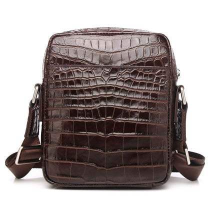 Designer Men's Bag, Real Leather Crocodile Men's Business Shoulder/Messenger Bag