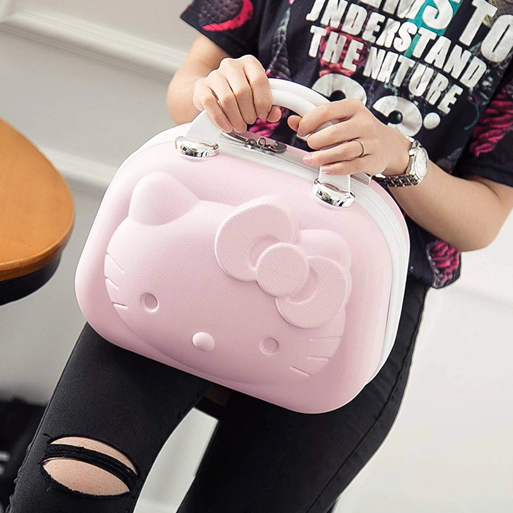 14 Inch Hello Kitty Cosmetic Case Box Beauty Makeup Bag Organizer Cartoon Hellok