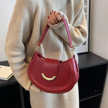 Women's New Saddle Bag Shoulder Bag Bag Autumn Winter Bag Handbag Purse