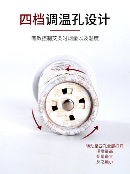 6pcs Moxibustion Box Portable Moxa Jar Mugwort Article Wormwood Massage tool艾灸艾条