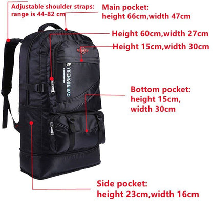 Men Backpack Travel Pack Sports Bag Pack Outdoor Hiking Camping Backpack
