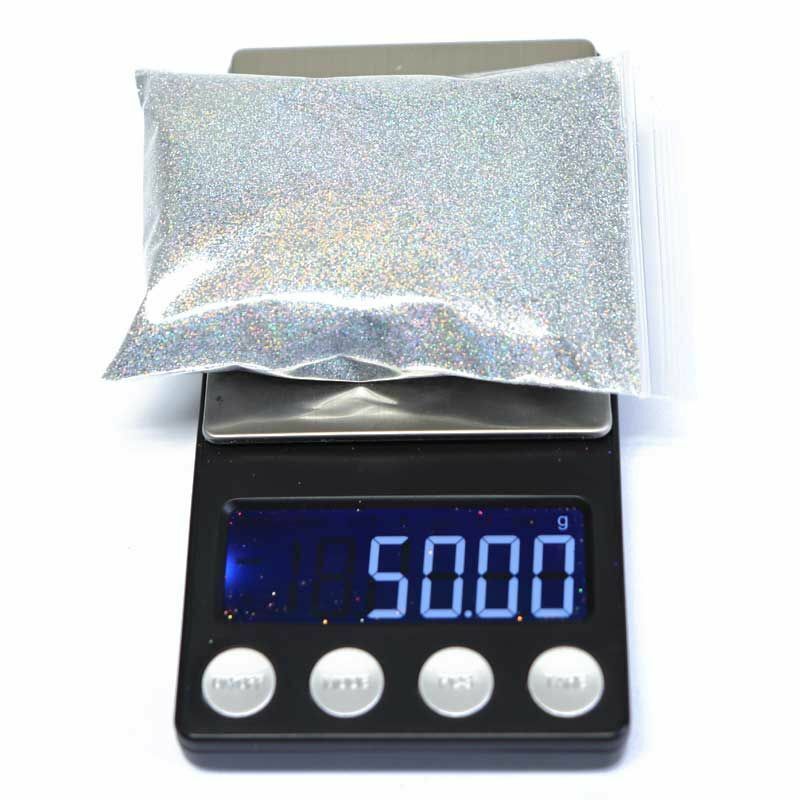 50G/Bag Holographic Glitter Nail Art Decoration Powder Pigment Laser Dust Sequin