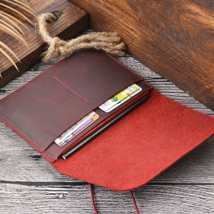 Passport Holders Cover Retro Credit ID Card Wallet 10.5x15cm Crazy Horse Leather