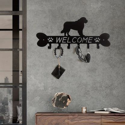 1pc Wall Mounted Key Holder Metal Key Hook For Wall, Decorative Wall Rack