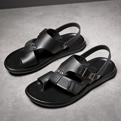 Leather Men Sandals Beach Shoes Slippers Outdoor Slippers Mens Shoes Shoe