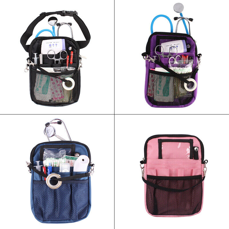 Portable Nurse Barber Pouch Waist Bag Wallet Pocket with Strap Tool Storage Bag