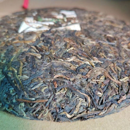 357G Yunnan Pu'er Tea Cake 2003 Longyuan Signed Commemorative Cake Tea Raw Tea