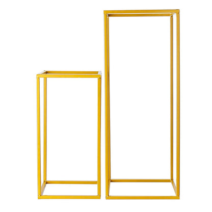 Event Decoration Prop Iron Rustproof Art Flower Rack Wedding Vases Column Stands