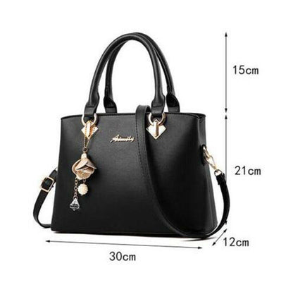 Womens Ladies PU Leather Shoulder Bag Purse Handbags Crossbody Messenger Totes