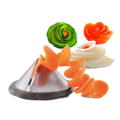 Cooking Tool Stainless Steel Creative Kitchen Gadget Vegetable Spiralizer Slicer