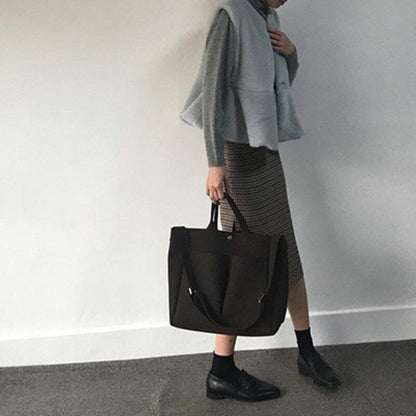 Leather Laptop Bag Handbags Women Shoulder Bag Big Tote Ladies Crossbody Bags
