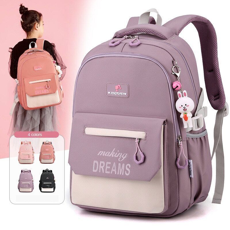 Backpack Girls Primary School Student Bag Children Bookbag Satchels Knapsack