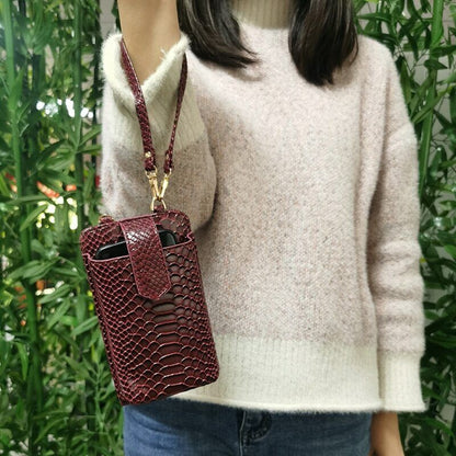 New Crossbody Bag Leather Strap Purse Clutch Bags Phone Bag Mutifunction Wallet
