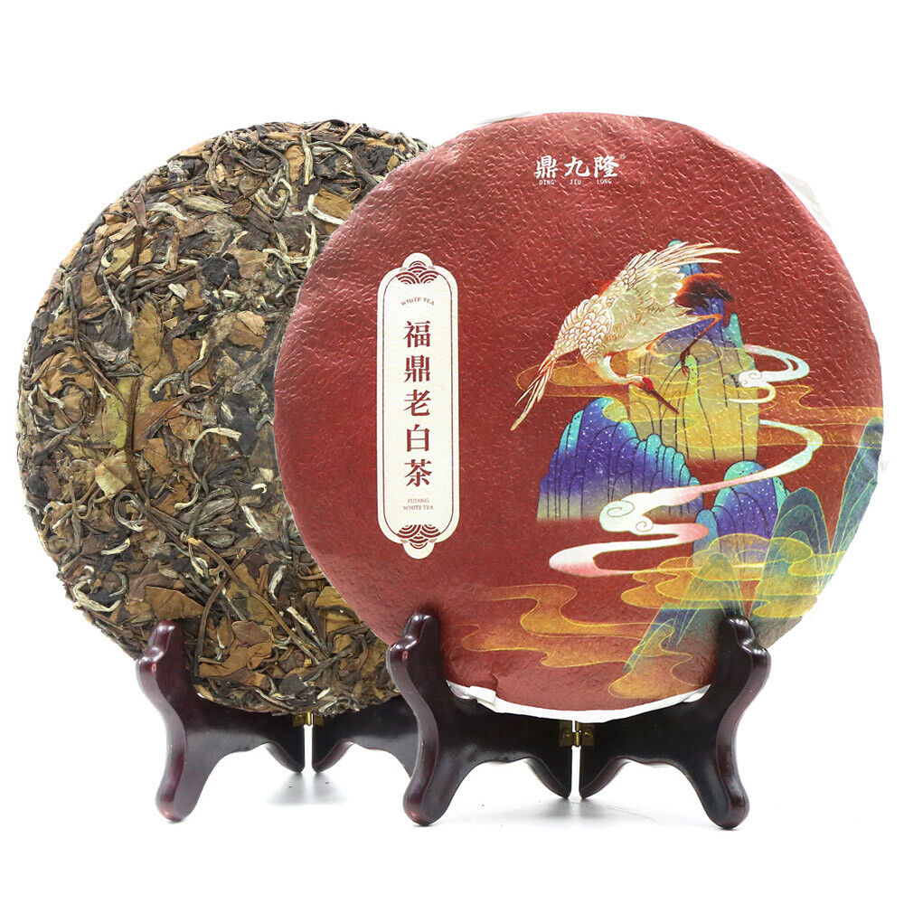 350g 2021 FuDing Old Tree Bai Cha Chinese White Tea Cake