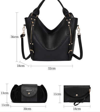 Women's 2022 New Large Capacity Shoulder Bag Hand Messenger Bag