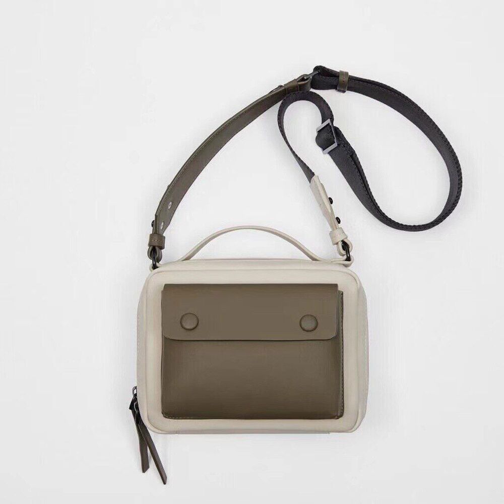 Bag Wide Shoulder Crossbody Bags Women Unisex Handbags Purses Square Tote
