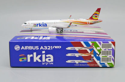 Arkia A321neo Reg: 4X-AGK Scale 1:400 Diecast model JC Wings XX4450