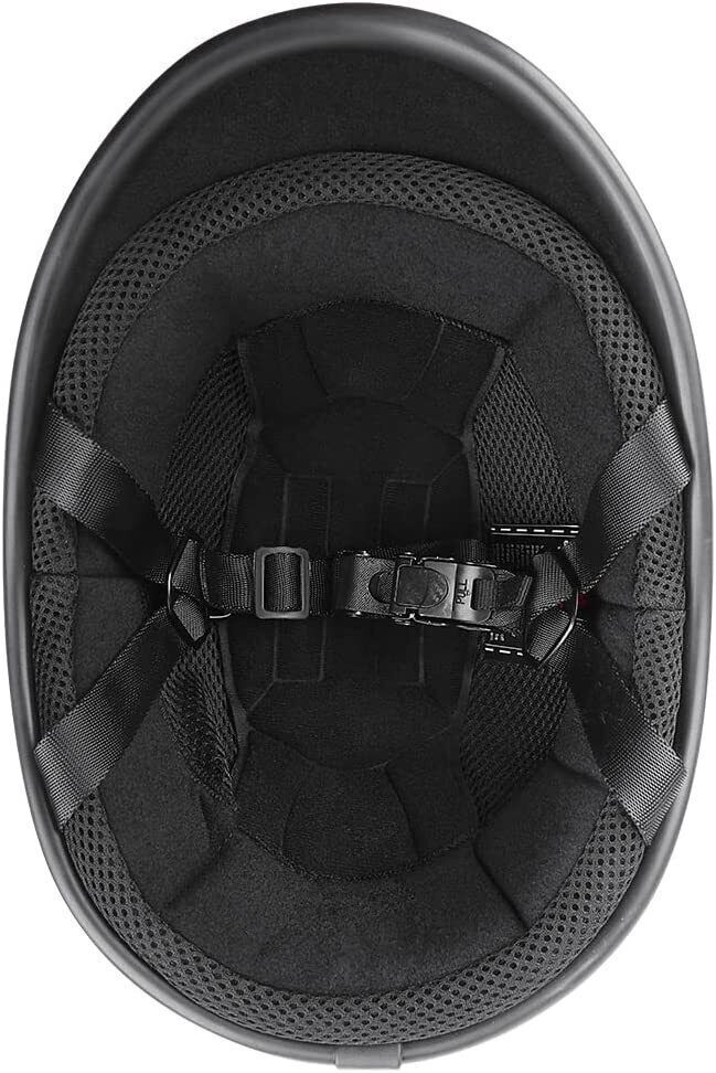 DOT Retro Style Open Face Helmet Vintage Shell for Motorcycle Riders Men Gift