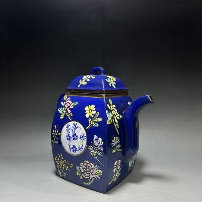 vintage chinese yixing purple clay teapot zisha ceremony teaware collection rare