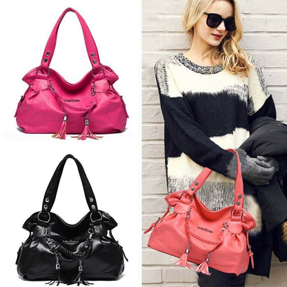 Womens Ladies PU Leather Handbags Shoulder Messenger Satchel Tote Crossbody Bags