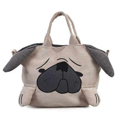 Cute Handbag Casual Travelling Large Totes Shoulder Bags Corduroy Messenger Bag