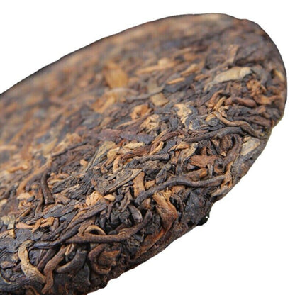 100g Yunnan Organic Ripe Puer Tea Pressed Tea Premium Organic Black Tea Cake