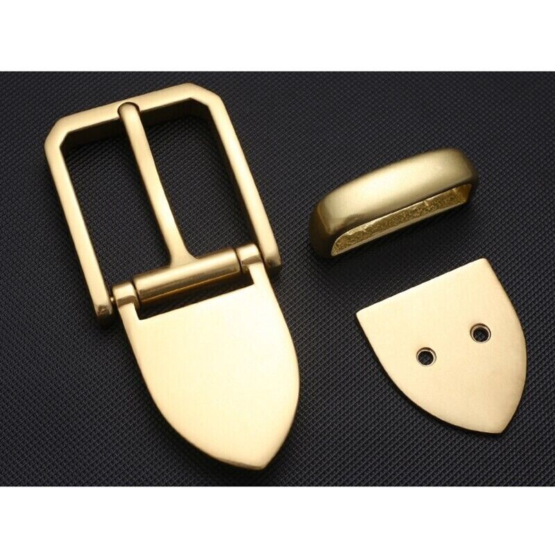 Men Belts Buckles Pin 40mm Solid Pure Brass Durable Bags Replacement Accessories