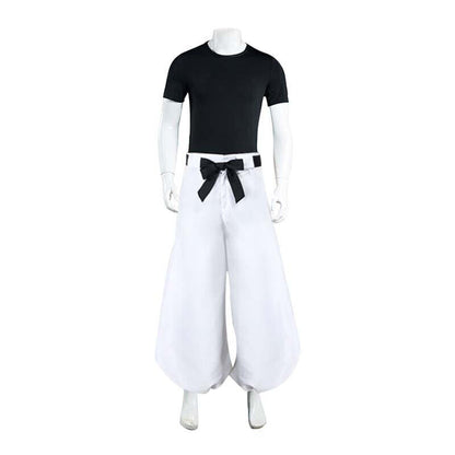 Anime Jujutsu Kaisen Fushiguro Toji Uniform Cosplay Costume T-shirt+Pants Set
