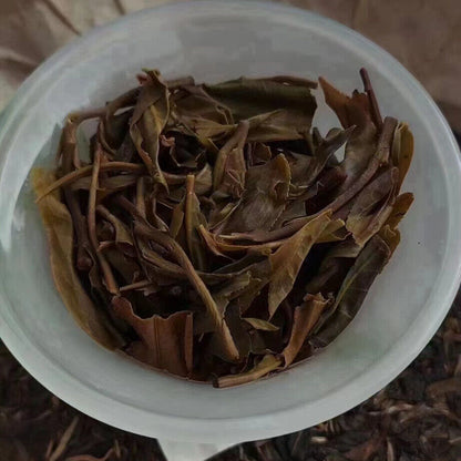 357g Old Pu-erh Raw Tea Cake 2008 Yunnan Qizi Raw Pu'er Cake Tea Aged Puerh Tea