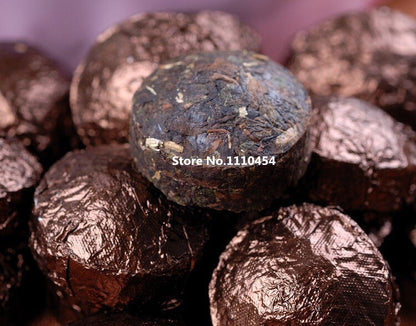Puer Health Puerh Tea Glutinous Rice Fragrant Mini Tuocha Tin Packaging Puer Tea