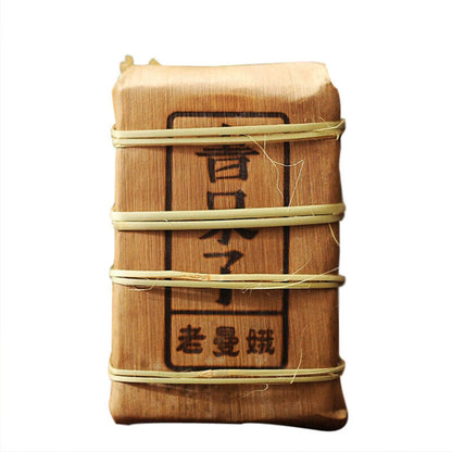 DR. PU'ER TEA Lao Man E Pu-erh Tea Brick 500g Old Tree Ripe Puer Pu'er Shu Tea