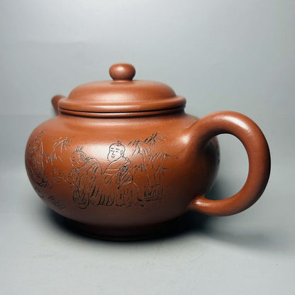 Vintage Chinese Yixing Purple Clay Teapot Zisha Ceremony Teaware Collection Rare