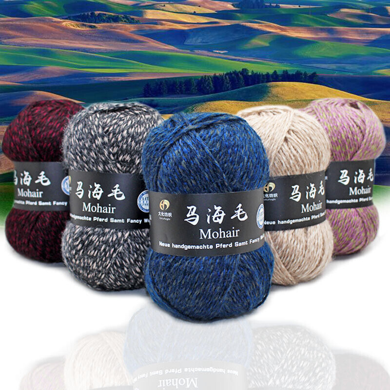 Hot Sale 100g Soft Mohair Cashmere Yarn Thick Woven Knitting Wool Crochet Yarn