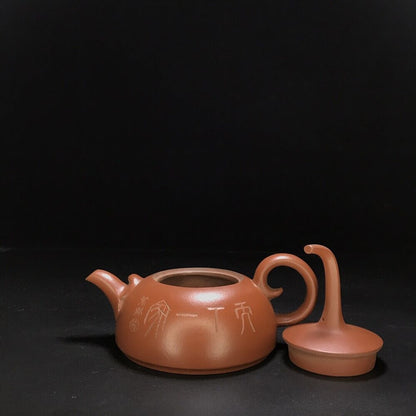 vintage chinese yixing purple clay teapot zisha ceremony teaware collection rare