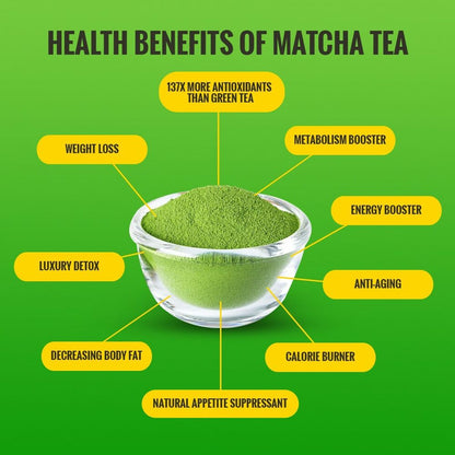 Japanese Organic Ceremonial Matcha Green Tea Powder 1oz - High Quality-Authentic