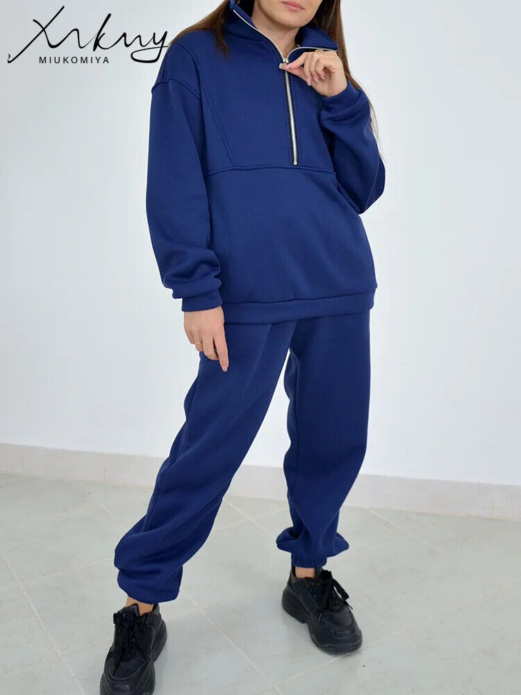 Women's Tracksuit 2Piece Pants Set Women Sweatshirts Sports Suit Set Sweatpants