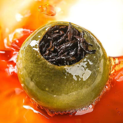 100g Tangerine Peel Ripe Puerh Tea Small Green Mandarin Orange Pu-erh Black Tea