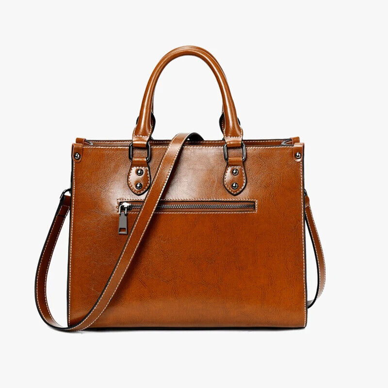 Women Handbag Cross Shoulder Tote Bag Cowhide Messenger Top Handle Bags
