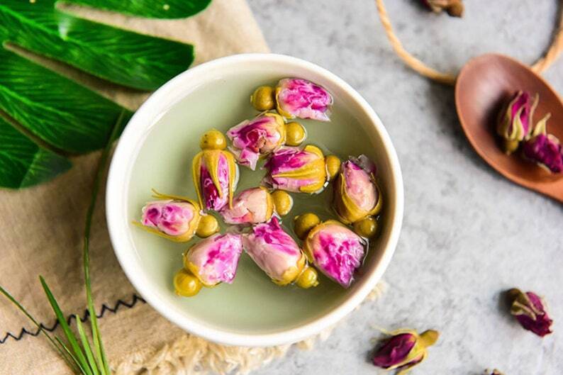 Organic Dried Rose Buds Dried Herbs Rose Herball Teas Makes A Healthy Tea