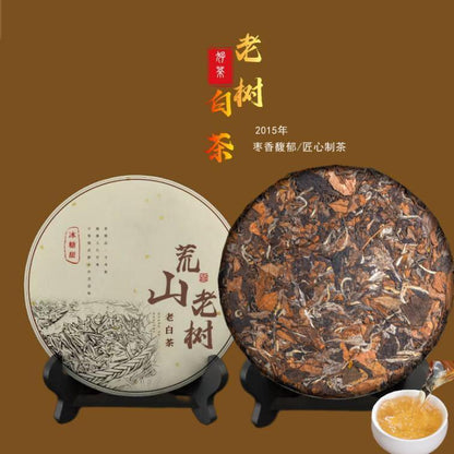 Shou Mei Sun-dried Desert Mountain Date Fragrance Aged White Tea 350g