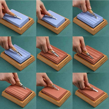 Sharpening Stones Carving Knife Grindstones Whetstones Carvers Woodworking Tools