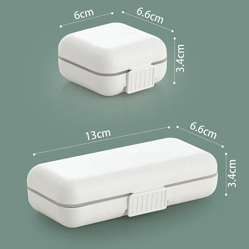 Pill Organizers 8-5 Grids Portable Moisture Proof Travel Medicine Box Container