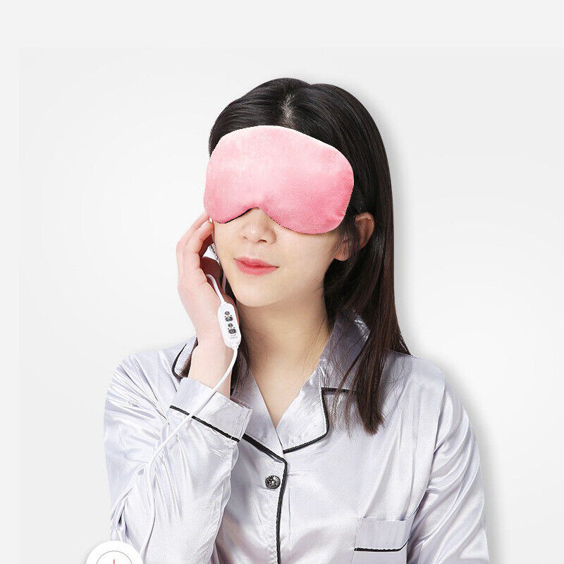 Chinese Moxibustion Eye Patch Mugwort Eye Massage Blindfold Hot Steam Moxa 艾灸艾草