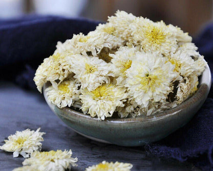 Huang Shan Tribute White Chrysanthemum Tea Dried Tinned Flower Scented Tea