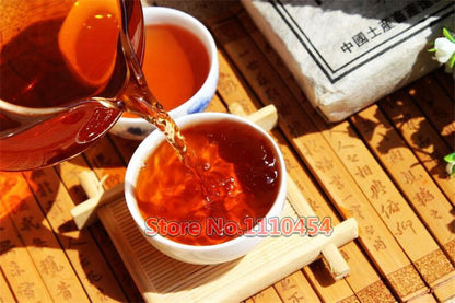Old Puer Tea Yunnan Natural Pu Erh Tea Brick Healthy Food 250g Black-